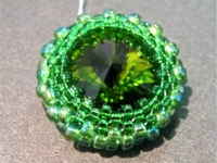 Inspirational Beading Peyote Stitch Bezel